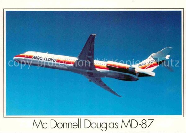 Flugzeuge Zivil Aero Lloyd  Mc Donnell Douglas MD-87