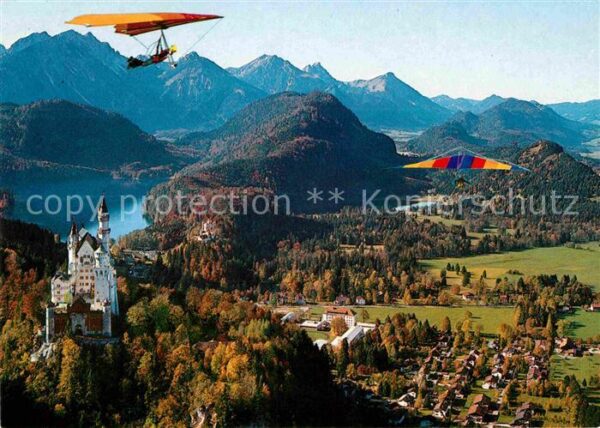 Drachenflug Drachenflieger Tegelberg Königsschloss