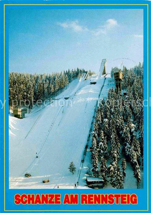 Ski-Flugschanze Oberhof Thüringen Rennsteig