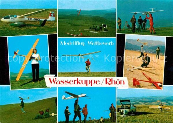 Modellbau Modellflug Wettbewerb Wasserkuppe Rhön