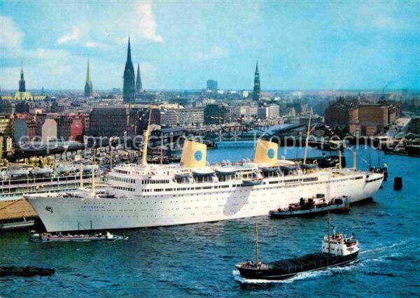 Schiffe Ships Navires Gripsholm Hamburg Hafen