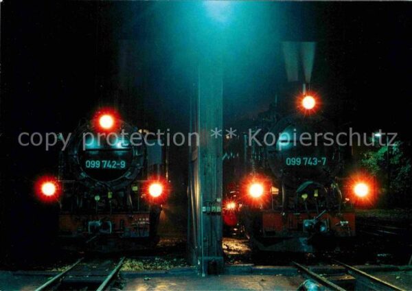 Lokomotive Neubaulokomotiven 099 742 + 743 Radebur