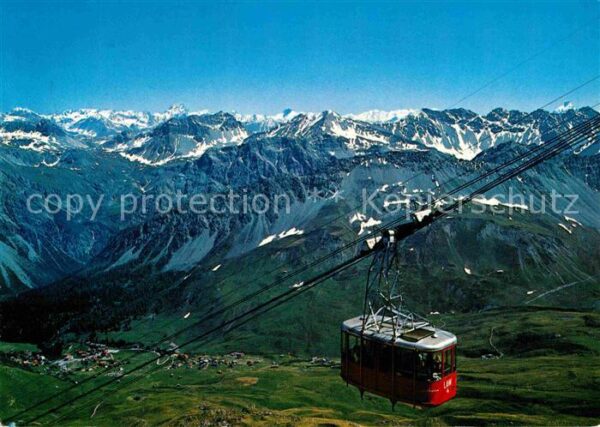 Seilbahn Arosa-Weisshorn Berninagruppe