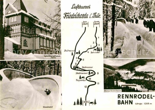Sport Rennrodelbahn Friedrichroda Thüringen S