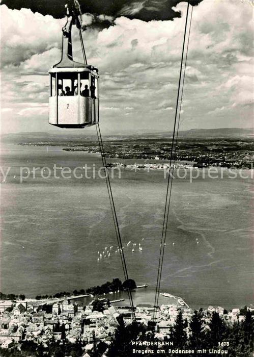 Seilbahn Pfänderbahn Bregenz Bodensee Lindau