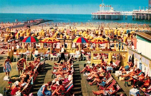 Scheveningen Zonneterras Sonnenterrasse Strand