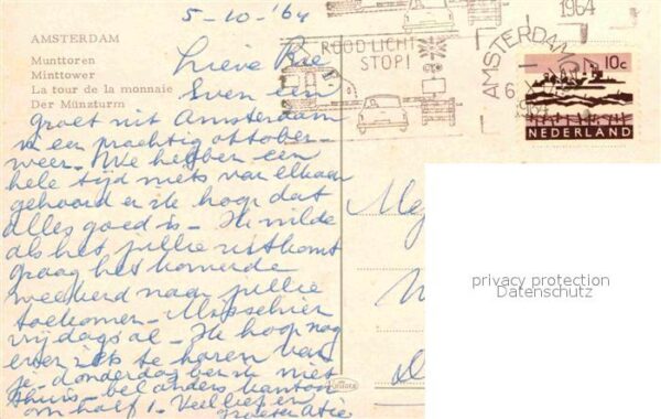 Amsterdam Niederlande Munttoren Münzturm Rundfahrtboot – Bild 2