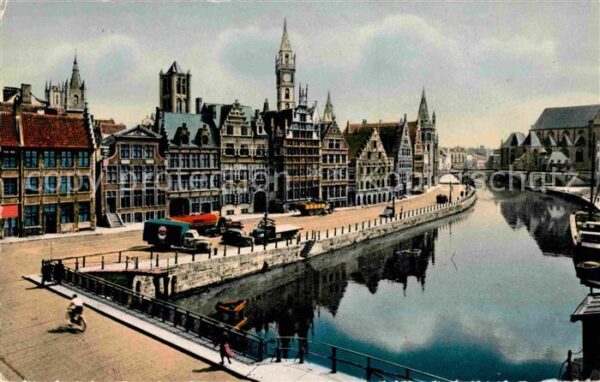Gand Belgien Quai aux Herbes