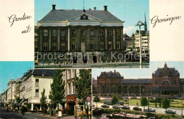 Groningen Stadhuis Herestraat Station