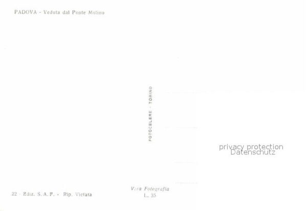 Padova Veduta dal Ponte Molino – Bild 2