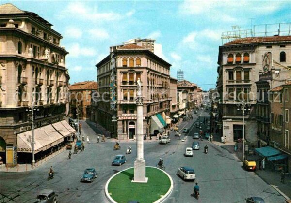 Padova Piazza Garibaldi Platz Säule