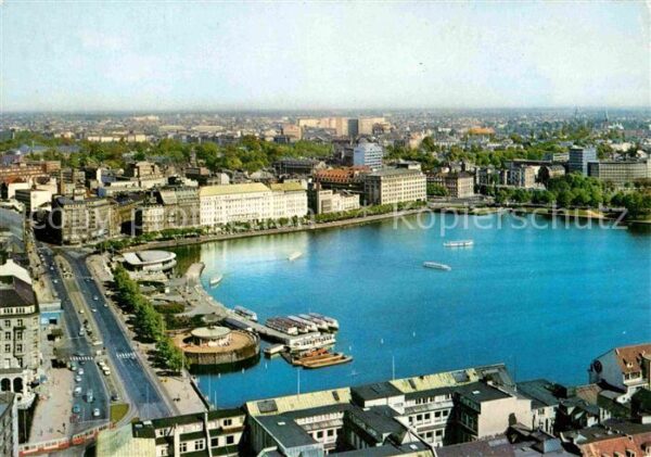 Hamburg Jungfernstieg und Binnenalster
