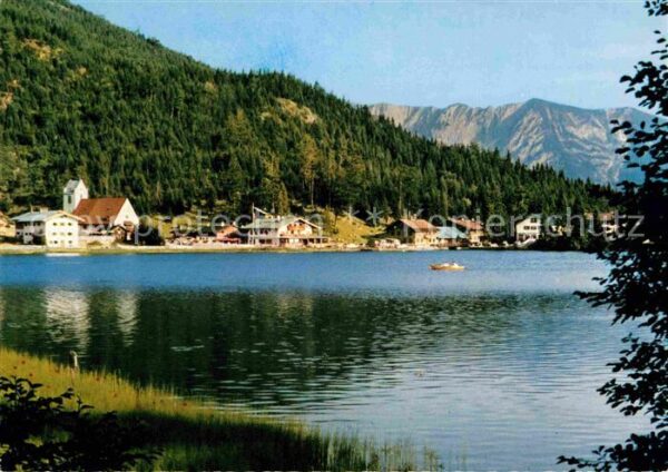 Spitzingsee Blick gegen Sonnwendjoch Bayrische Alpe