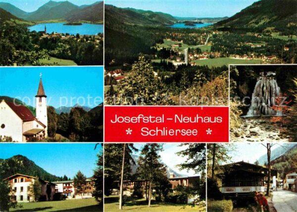 Schliersee Josefstal Neuhaus Bayerische Alpen Kirc