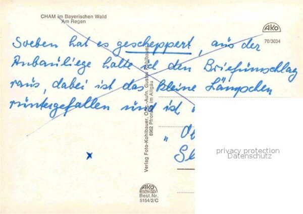 Cham Oberpfalz Partie am Regen – Bild 2