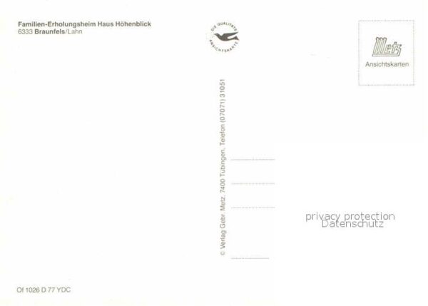 Braunfels Familien Erholungsheim Haus Höhenblick – Bild 2