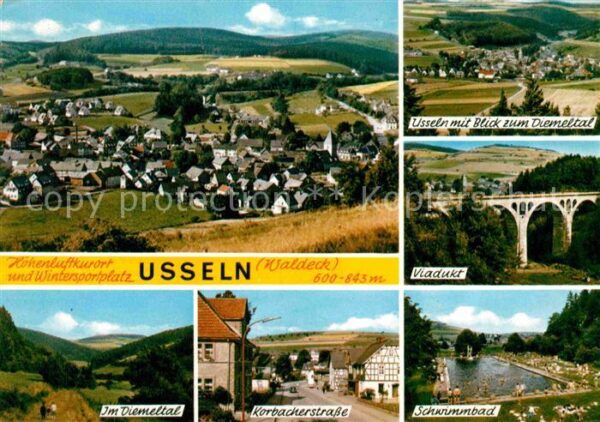 Usseln Panorama Kurort Naturpark Diemelsee Via