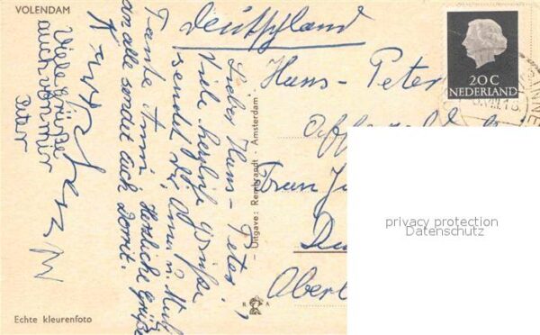 Volendam Familie auf dem Fischerboot – Bild 2