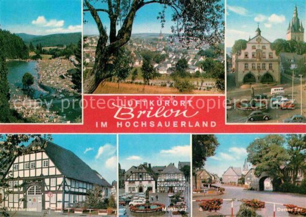 Brilon Teilansichten Derker Tor Marktplatz Ver