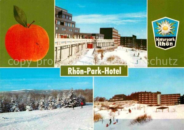 Hausen Rhoen Rhön Park Hotel Winterpanorama Naturpar