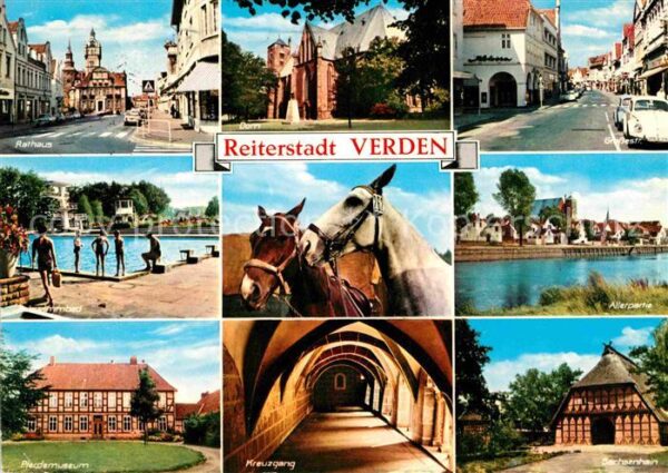 Verden Aller Reiterstadt Pferde Museum Rathaus Dom S