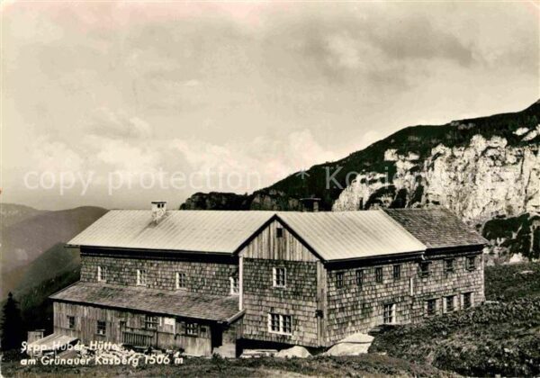 Gruenau Almtal Sepp Huber Hütte Berghütte am Grünauer
