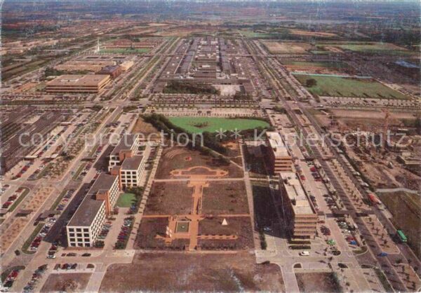 Milton Keynes Aerial view of the centre