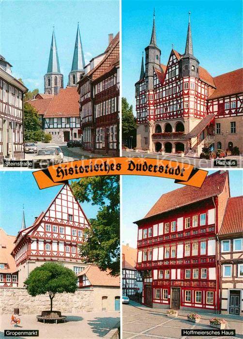 Duderstadt Steinstrasse Rathaus Hoffmeiersches Hau