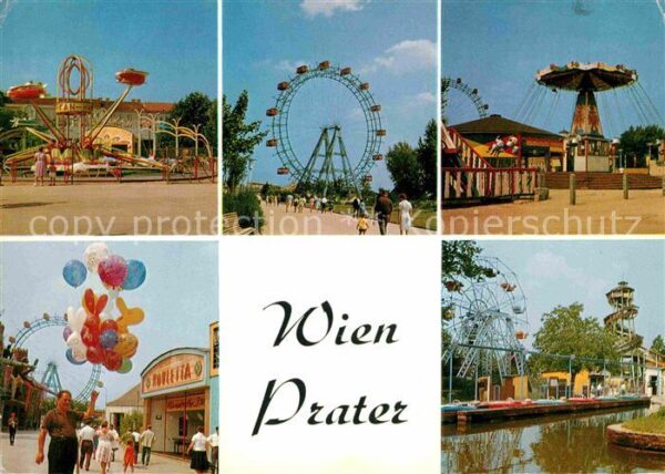 Wien Prater Vergnügungspark Riesenrad