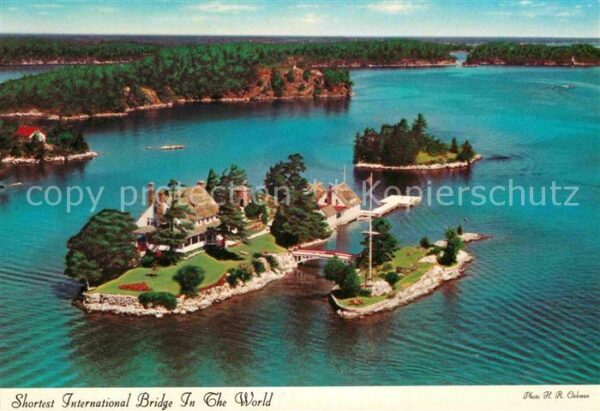 Ontario Canada Shortest International Bridge in the wo