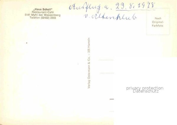 Myhl Restaurant Cafe Haus Scholl – Bild 2