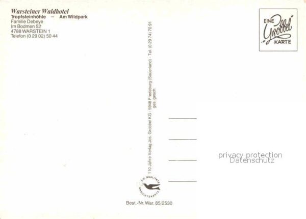 Warstein Warsteiner Waldhotel Restaurant Tropfst – Bild 2