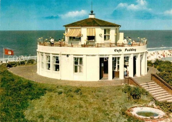 Wangerooge Nordseebad Cafe Pudding am Strand