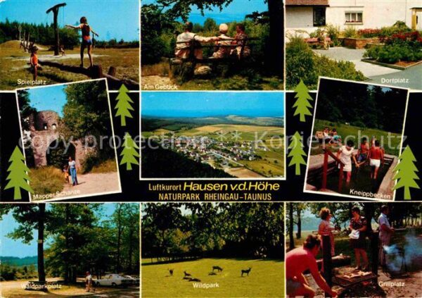 Hausen Hoehe Luftkurort Spielplatz Burgruine Waldpar
