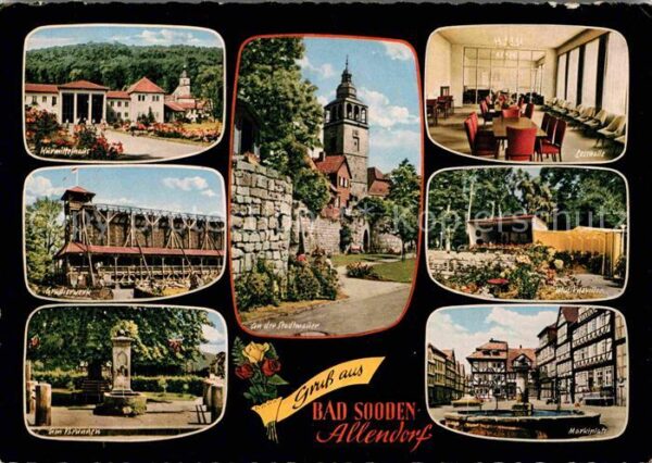 Bad Sooden-Allendorf Kurmittelhaus Gradierter Brunnen Stadtm