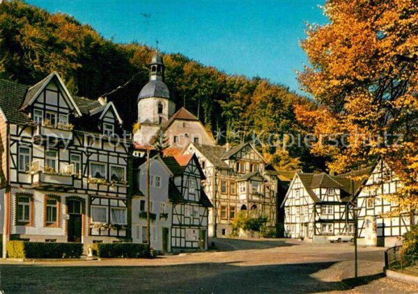 Bad Sooden-Allendorf Wendischer Markt Fachwerkhäuser Herbsts