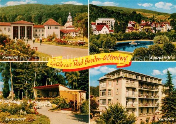 Bad Sooden-Allendorf Kurhaus Schwanenteich Kurheim Kurkonzer