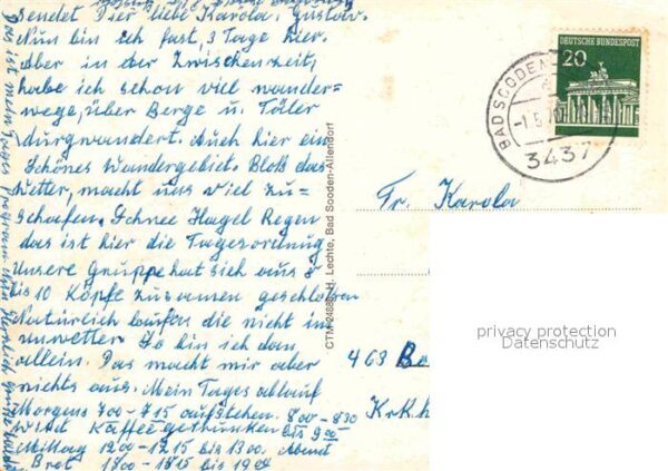 Bad Sooden-Allendorf Kurhaus Schwanenteich Kurheim Kurkonzer – Bild 2