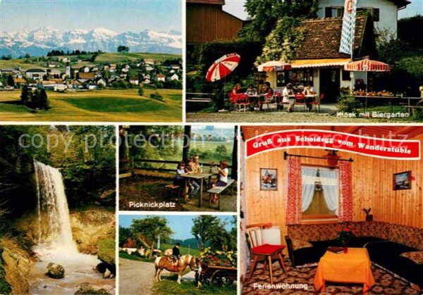 Scheidegg Allgaeu Wanderstüble an den Wasserfällen Ferien