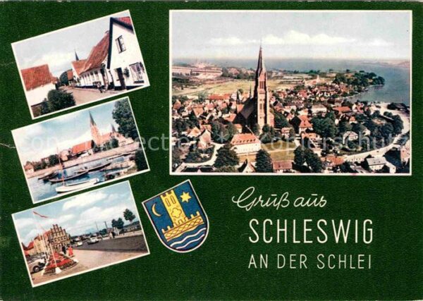Schleswig Schlei Teilansichten Hafen Promenade Kirche Fl