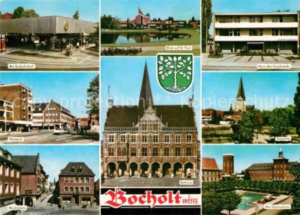 Bocholt Westfalen Busbahnhof St Paul Haus des Handwerks F