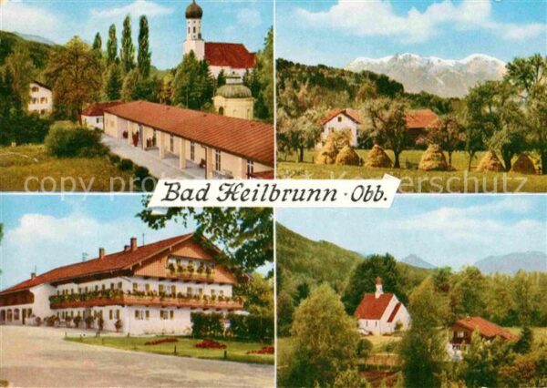 Bad Heilbrunn Wandelhalle Haus Enzian Alpenblick Haus