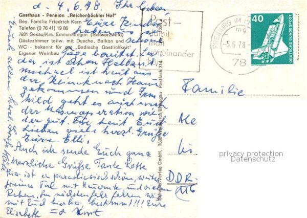 Sexau Gasthaus Pension Reichenbächler Hof – Bild 2