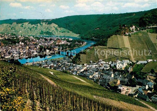 Traben-Trarbach Panorama Wein und Kurstadt an der Mosel