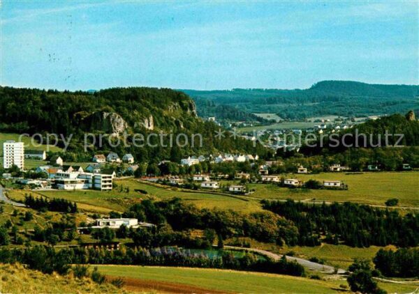 Gerolstein Panorama Muntere Amberg Stausee und Bun
