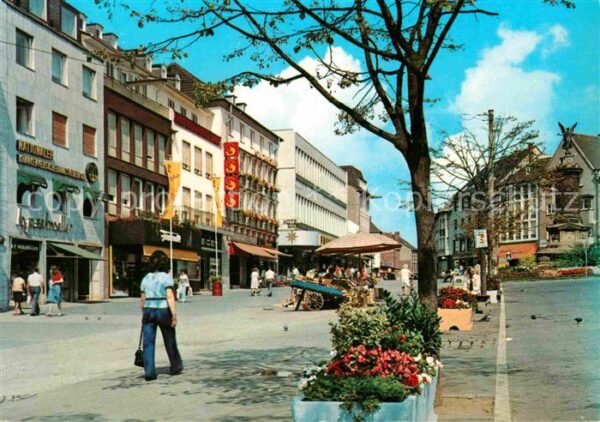 Siegburg Fussgängerzone am Markt