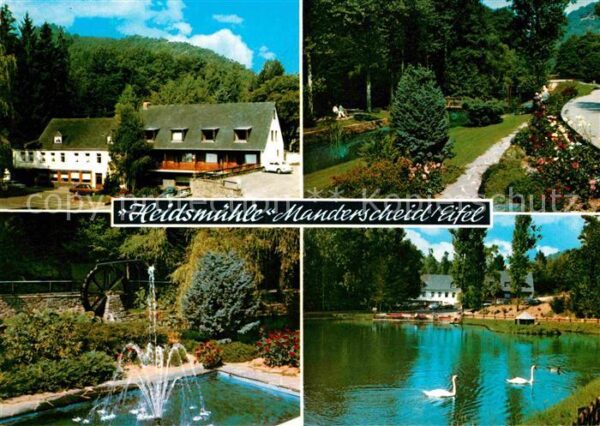 Manderscheid Eifel Hotel Restaurant Cafe Heidsmühle Spring