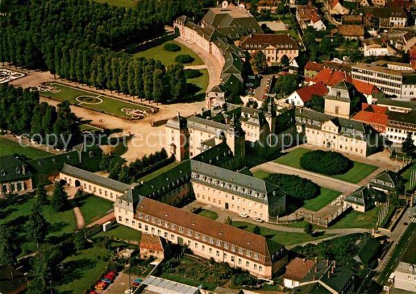 Schwetzingen Schloss Schlossgarten Fliegeraufnahme