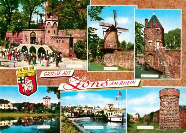 Zons Freilichtbühne Mühlenturm Wachttürmchen