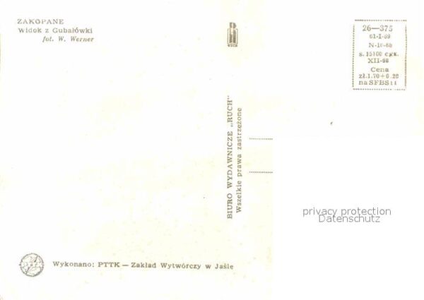 Zakopane Widok z Gubalowki – Bild 2